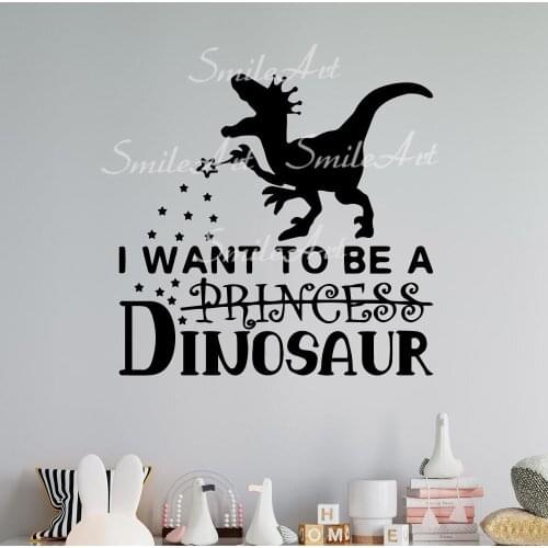Cartoon Dinasour Vinyl Wall Sticker Home Decor Stikers For Kids Rooms Wall Art Sticker Murals