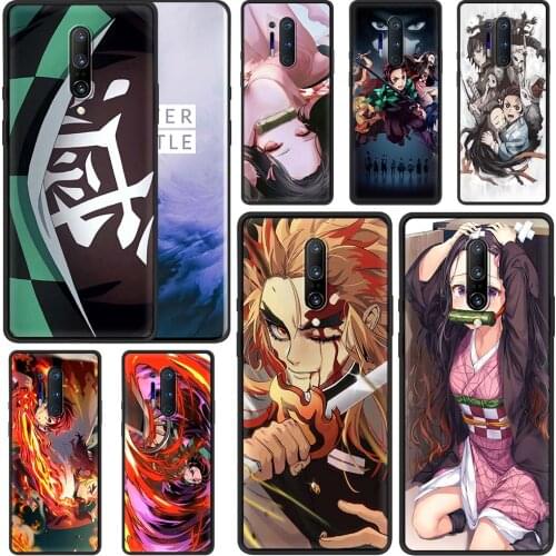 Soft TPU Case for OnePlus 7 7T 8 8T 9 Pro 9R N10 5G N100 One Plus Z Phone Coque Luxury Back Cover Cases Anime Demon Slayer Shell