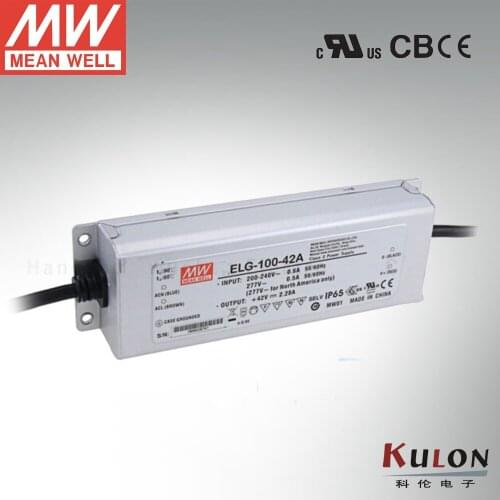 Genuine Meanwell driver ELG-100-42A 96W 2.28A 42V Adjustable mean well Led Power Supply