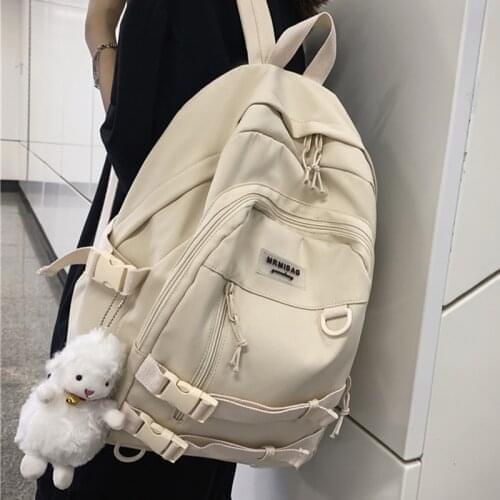 2021 New Summer Nylon Women Rucksack Female Travel Double Shoulder Backpack Student School Bag for Teenager Girls Mochila