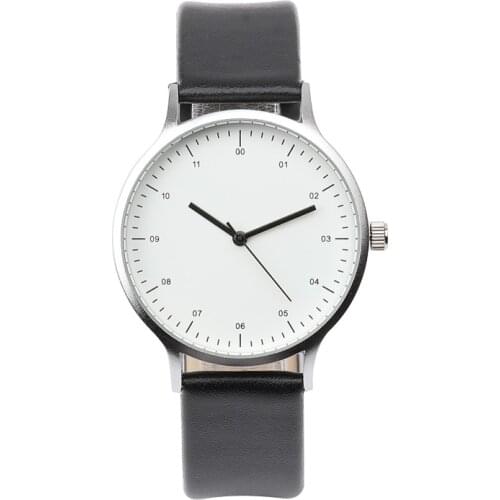 New Simple Casual Mens Watches Leather Waterproof Simple Vintage Fashion Quartz Watch Men Sport Military Army Wristwatch