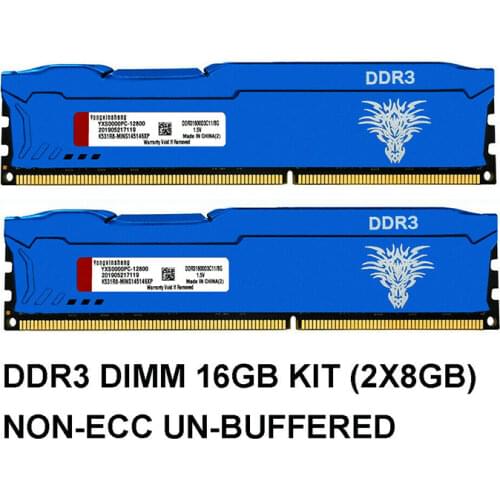 Blue DDR3 RAM 8GB 1600MHZ 1866MHZ 240Pin CL11 DIMMPC3-12800 PC Desktop RAM Memory 1.5V Computer parts memoria