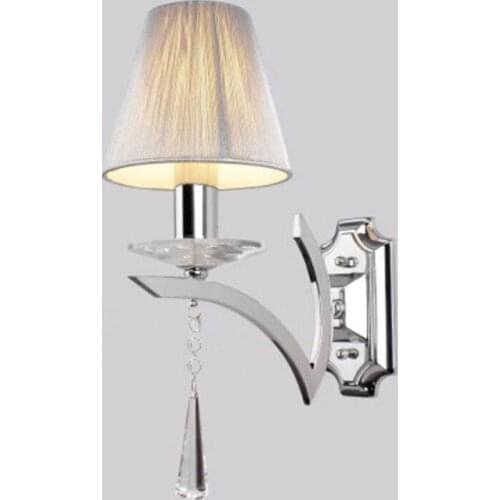 Contemporary Elegant Crystal Drops Wall Light Living Room Bedroom Bedside Lamp Mirror Hallway Light Fixtures Wall Sconces WL194