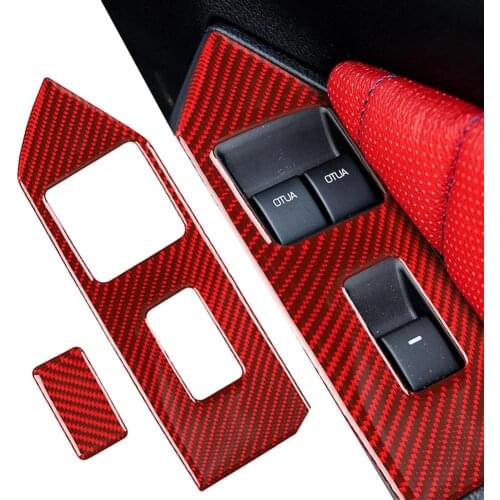 3Pcs/Set Car Door Glass Lifter Switch Panel Interior Trim for Ford Mustang 09-13