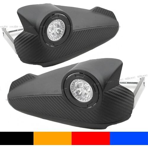 Motorcycle Vision Led Handguards Hand Guard With Light For Kawasaki KLX110 KLX140 KLX150 KLX230 KLX250 KLX300R KX100 KX65 KX85