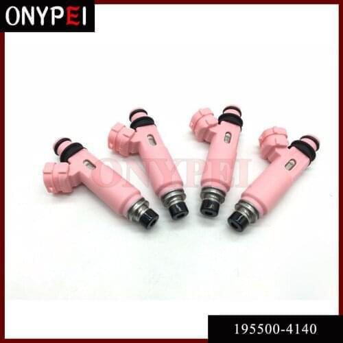 4pcs/lot Fuel Injector Nozzle 195500-4140 MR507376 For Mitsubishi Pajero Sport 6G72 3.0 V6