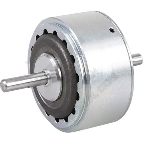 6NM 12000RPM DC 24V Double Shaft Electromagnetic Hysteresis brake simulates load tension controller for Bagging Printing Machine