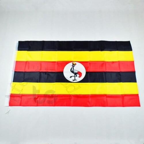 Uganda 90*150cm ugandan flag Banner 3x5 Foot Hanging Home Decoration flag