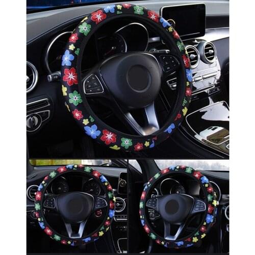 Universal Steering Cover Decoration Eco-friendly Interior Parts Wheel 1pc