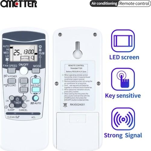 Suitable for Mitsubishi air conditioner remote control RKX502A001 RKX502A001G RKX502A001C RKX502A001B