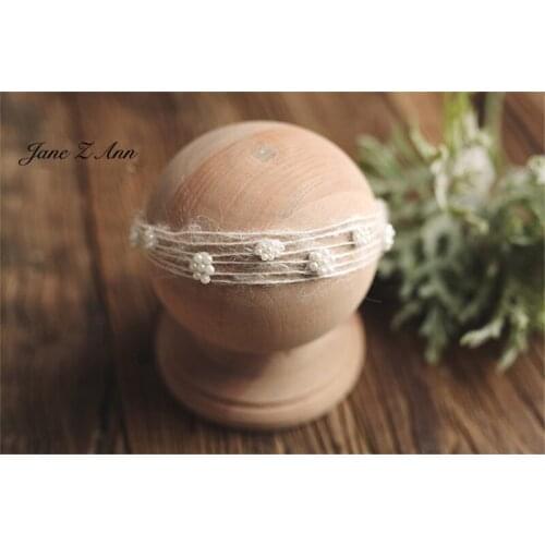 Jane Z Ann Little Pearl flower Headwear Baby newborn Children Photo Studio shooting accessories props