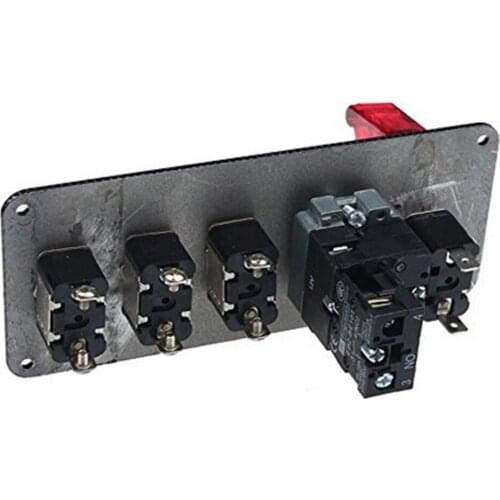 12V Racing Car Engine Start Push Button Toggle LED Ignition Switch Panel