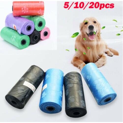 150pcs/pack Top Quality Household Printing Degradable Clean up Bag Plastic Bags Silver Steel Point-off Refuse Bag Trash Bags