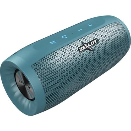 Zealot S16 TWS wireless waterproof bluetooth compatible speaker portable HIFI subwoofer stereo, 4000mAh large battery, music cen
