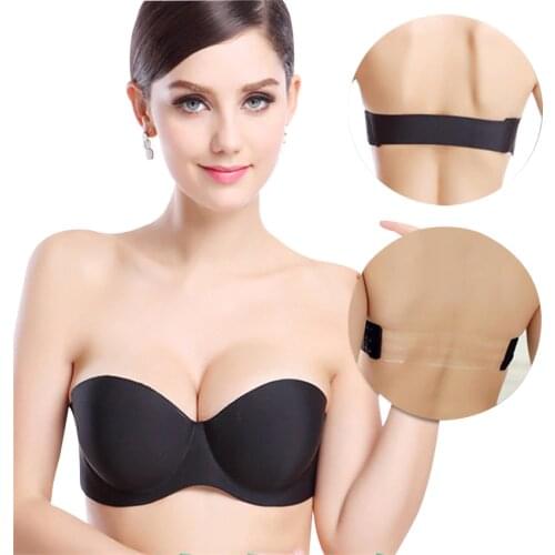 Fashion bra push up one piece seamless wedding underwear invisible slip-resistant thin cup thickening bra