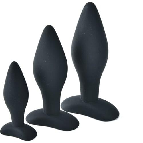 90/122/139CM Sexy Black Silicone Anal Plug Massage Adult Sex Toys For Women Man Anal But Plug Set Butt Plugs Sex Products