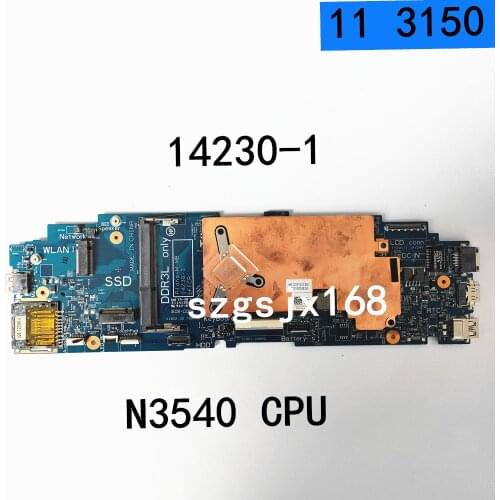 For dell inspiron 11 3150 pentium n3540 laptop computer motherboard cn-0c1f00 0c1f00 14230-1 5ffcr sr1yw ddr3 laptop mainboard
