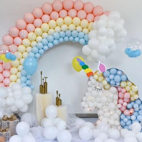 Double Layer Macarone Balloons Baby Shower Birthday Party Decration Aniversaries Ballons Wedding Anniversarie Latex Balons