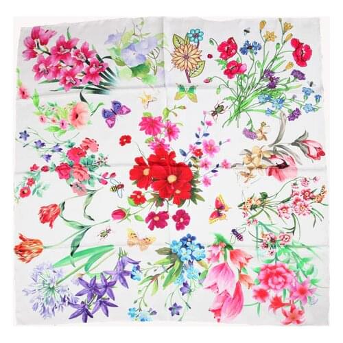 ELEGANT HANDMADE BRAND 100%Twill Silk Scarf TWIC-209561