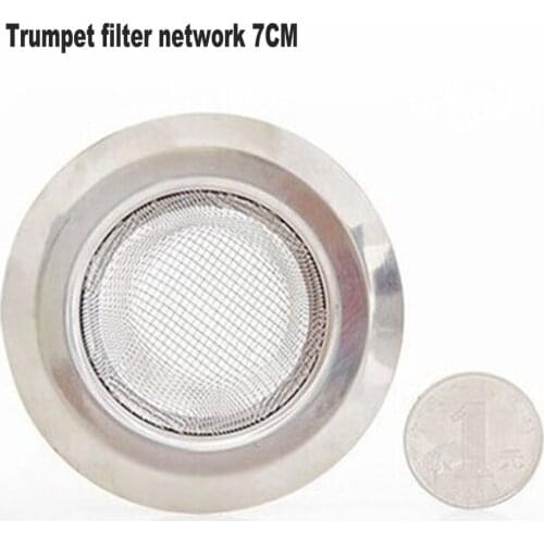 Kitchen Fine Stainless Steel Sink Filter Preventing Pool Bath Sewer Drain Intervals Plug Garbage Network Slag Strainer Freestand