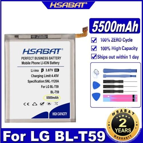 HSABAT BL-T59 5500mAh Battery for LG Batteries