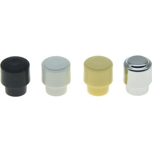 KAISH Pack of 2 Barrel Switch Tip 3 Way or 4 Way Pickup Selector Switch Knobs for U.S. Tele/Telecaster Black/Ivory/White