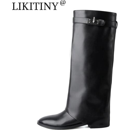 LIKITINY Women's High Boots