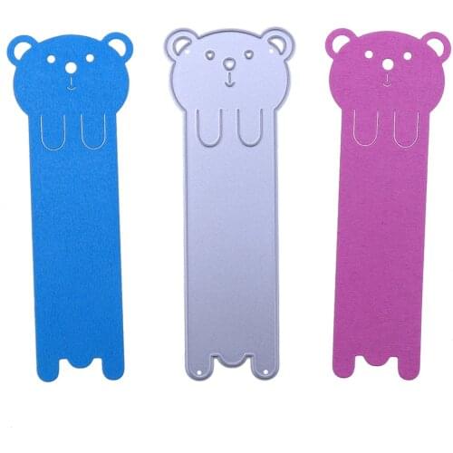 Lovely Bear Create A Cute Bookmark High Quality Metal Cutting Dies For DIY Scrapbooking Album Paper Cards Crafts New Dies 2019