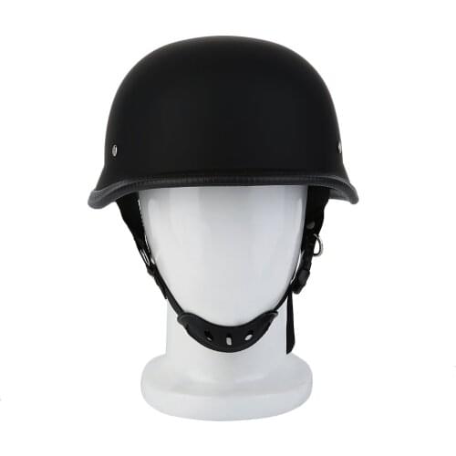 Motorcycle Helmet Newest M/L/XL Matte Black German Style Vintage Durable Half Face German Helmet Motorcycle Helmet Hot Selling
