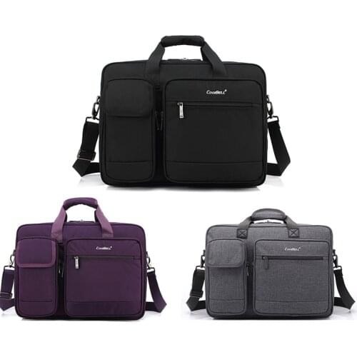 Large Capacity Laptop Bags Business Office Document Bag Travel Bag 15.6 17 Briefcase Men Waterproof Oxford Handbag Male