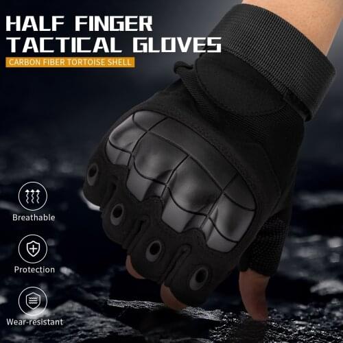 Men Hard Shell Protective Gloves Army Military Tactical Gloves Paintball Airsoft Hunting Shooting Riding Fitness Hiking Gloves