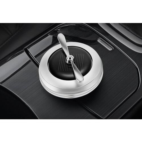 Solar Rotated Car Air Freshener Perfume Aroma Diffuser Automobiles Interior Fragrance Smell Air Purifier Ornaments Accessories