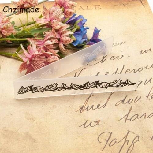 Chzimade Diy Plastic Embossing Folder Leaves Design Scrapbooking Card Making DIY Paper Crafts Embossing Template