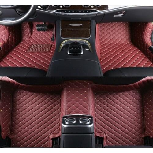 Custom car floor mat leather for ROEWE W5 RX5 I6 EI6 RX3 Ei5 ei6 RX8 MARVEL X I5 auto Floor Mats car carpet accessories styling