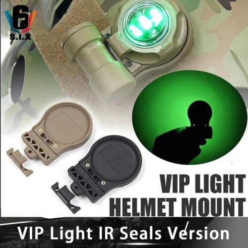 VIP IR Seals Version Strobe Survival Helmet Light 2x infrared 3x Green Light And Tactical Fast Helmet Accessories Light Mount