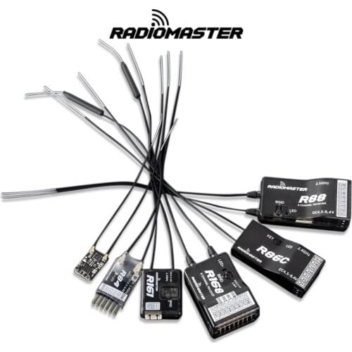 Radiomaster R81 R84 R86C R88 R161 R168 4CH 6CH 8CH 16CH Receiver Receptor SBUS RSSI for FRSKY D8 D16 TX16S SE RC FPV Drones