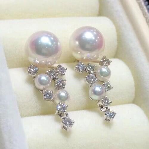 Shining Star 925 Sterling Silver Earrings Fashion Stud Earrings Settings Findings Jewelry Parts Fittings Womens Accessories