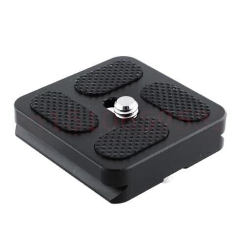 Tripod Monopod PU-40 Quick Release Plate Metal Bracket with 1/4" Screw for Benro B0 B1 B2 J1 N1 Tripod Ball Head Arca Swiss