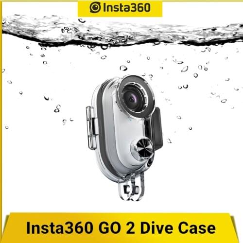 100% Original Insta360 GO 2 Dive Case IPX8 waterproof Support depths of 45m for Insta360 GO 2
