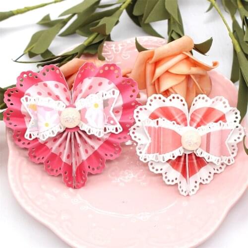 ZFPARTY Heart rosette Metal Cutting Dies Stencils for DIY Scrapbooking Decorative Embossing DIY Paper Cards