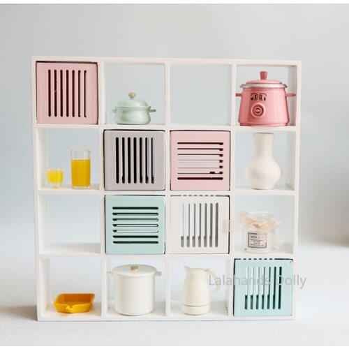 1:12Dollhouse Mini Drawer (can Be Freely Combined) Model for Dollhouse Furniture Decoration Accessories