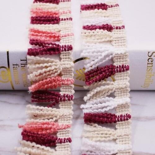 1Yard/Lot Lace Ribbon Sewing Needlework Accessories Trim Tassel Trim Dress Ball Fringe Fabric Curtain Clothing Accessory Tassels