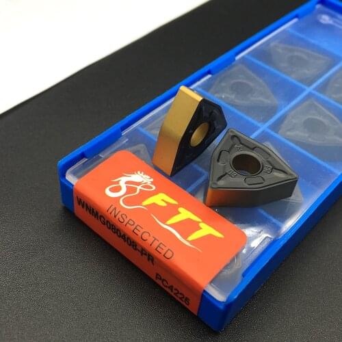 10pcs WNMG080408 PR PC4225 High Quality External Carbide Insert Cutting Lathe CNC Tools Turning Tools For Steel Parts