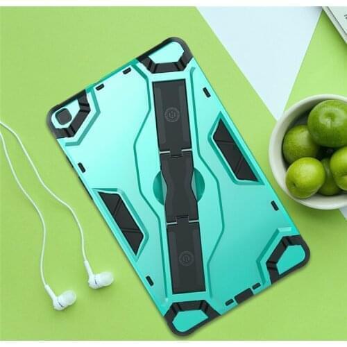 100pcs/lot Armor Hard Back Tablet Cover Case For Samsung Galaxy Tab A 10.5 T590 T595 10.1 T580 S3 T820 PU+PC Heavy Duty Case