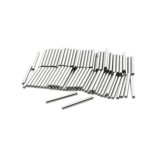 100 Pcs Stainless Steel 1.6mm x 15.8mm Dowel Pins Fasten Elements