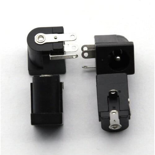 Areyourshop 10Pcs 2.1mm x 5.5mm Power Supply DC Female Jack Socket Barrel-Type PCB Mount