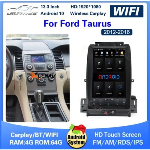 Android auto for ford taurus 2012 2013 2014 2015 2016 tesla style car gps player for ford taurus DVD autoradio