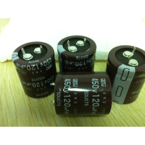 Free shipping new capacitor 450v120uf 120uf 450v volume 25*30 5pcs/lot