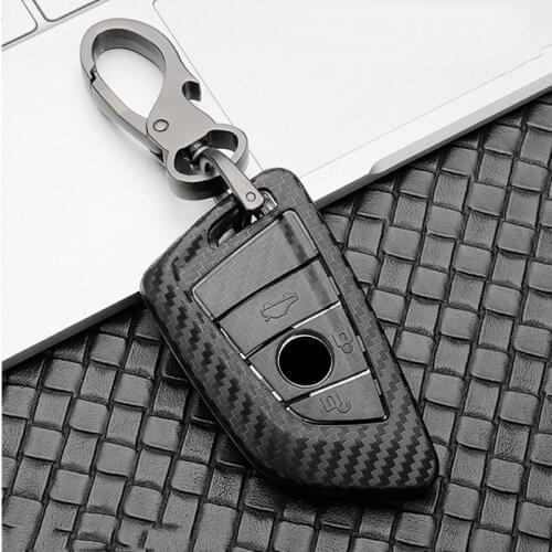 TPU Carbon Fiber Car Key Case Cover Key Shell for BMW 1 2 3 4 5 6 7 Series M3 M4 E87 E90 F10 F11 F12 F20 F21 F30 F32 F36 F80 F82