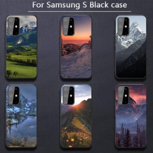 Mountain Landscape Scenery Phone Case for Samsung S6 S7 edge S8 S9 S20 S21 S30plus ultra S21/S30 S10-5G lite 2020 S10E